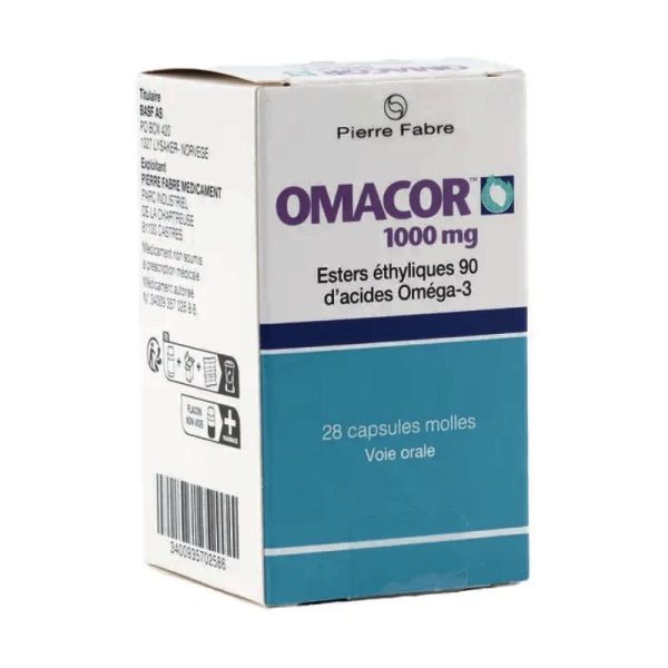 Omacor 1000mg 28 capsules