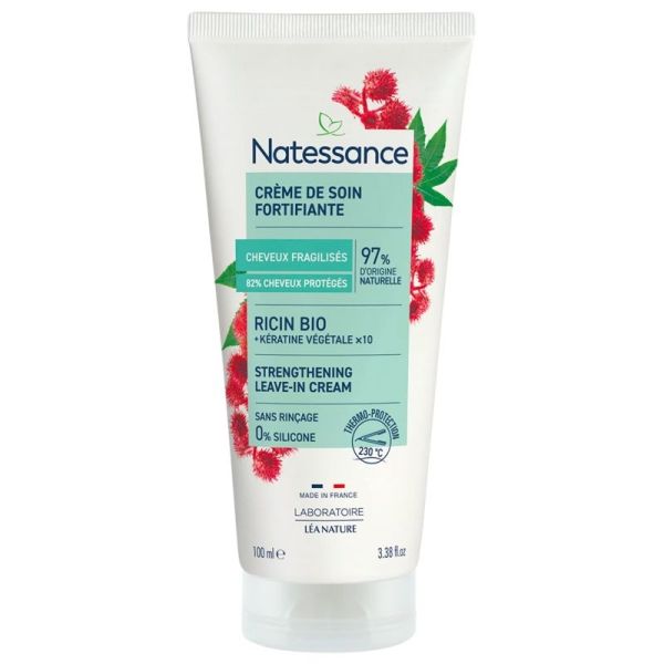 Natessance crème de soin capillaire sans rinçage ricin 100ml