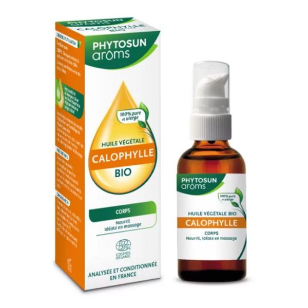 Phytosun Arôms Calophylle Huile Végétale Bio 50ml