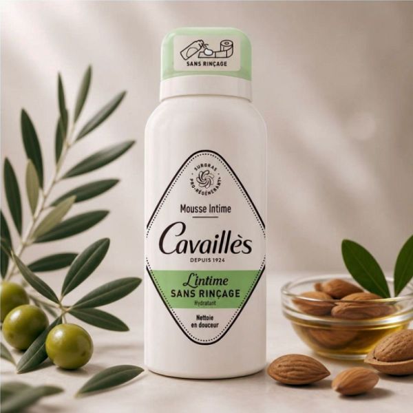 Cavaillès L'Intime mousse intime sans rinçage hydratant 100ml