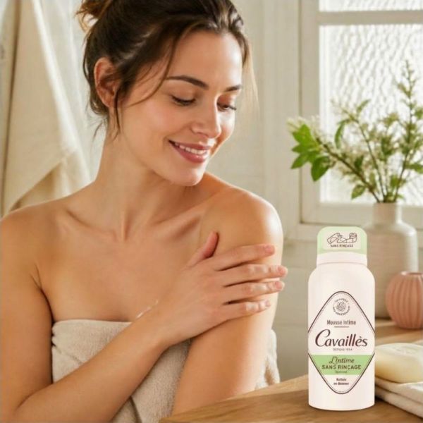 Cavaillès L'Intime mousse intime sans rinçage hydratant 100ml