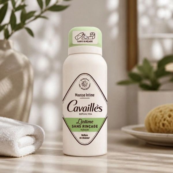 Cavaillès L'Intime mousse intime sans rinçage hydratant 100ml