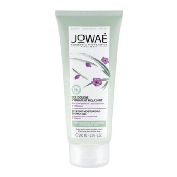 Jowaé Gel douche hydratant relaxant à l'hibiscus 200 ml