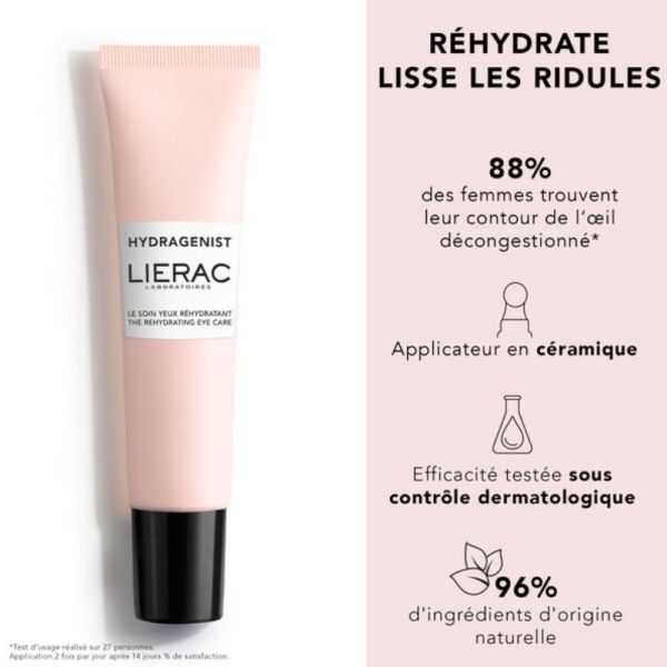 Lierac Hydragenist le soin yeux réhydratant 15ml