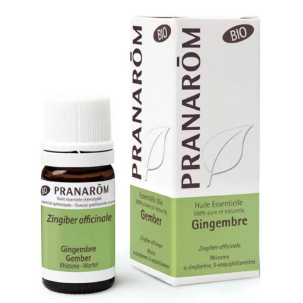Pranarom Huile essentielle Gingembre Bio 5ml