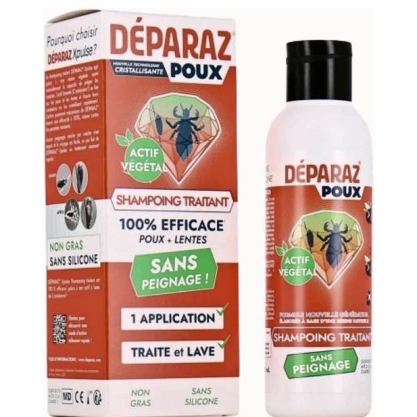 Deparaz poux shampoing traitant 150ml