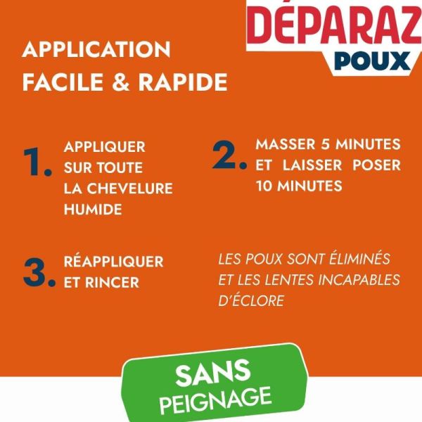 Deparaz poux shampoing traitant 150ml
