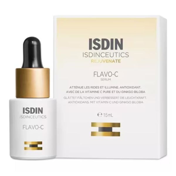 Isdin Isdinceutics Flavo-C sérum visage antioxydant à la vitamine C Pure 15ml