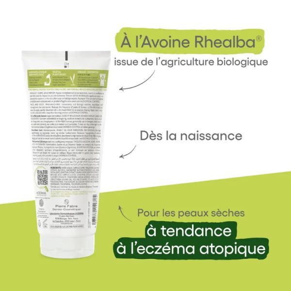 A-Derma Exomega Control baume émollient anti-grattage 200ml