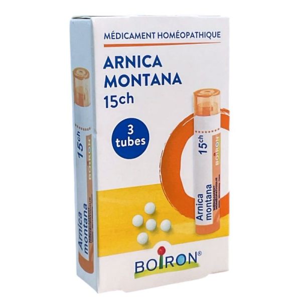 Boiron Arnica montana 15ch granulés 1 3 tubes