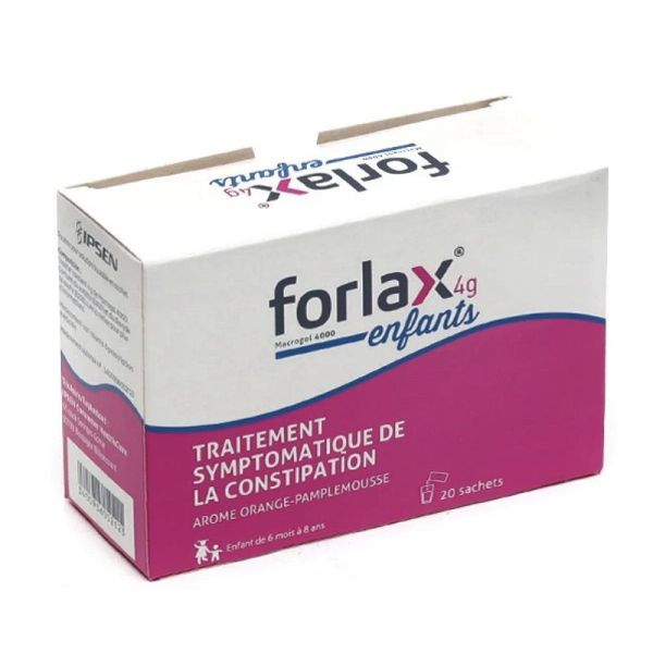 Forlax enfant 4g sachet 20 sachets