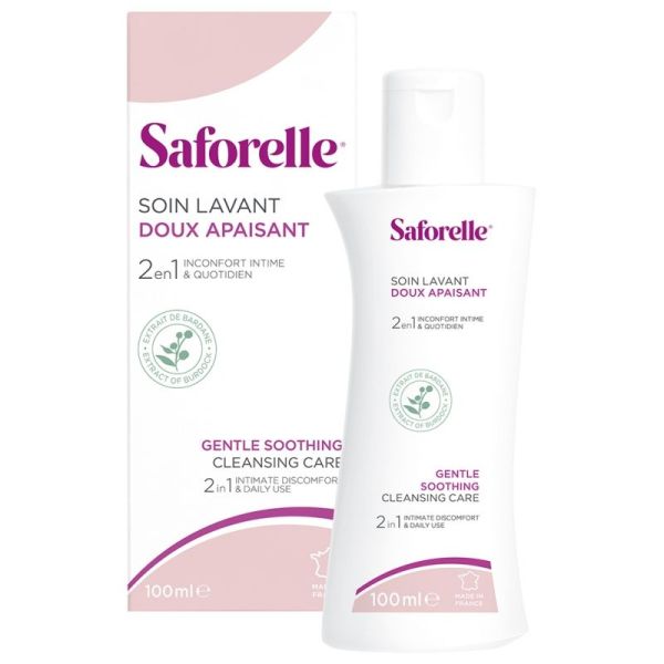 Saforelle Soin Lavant Doux corporel bardane 100 ml