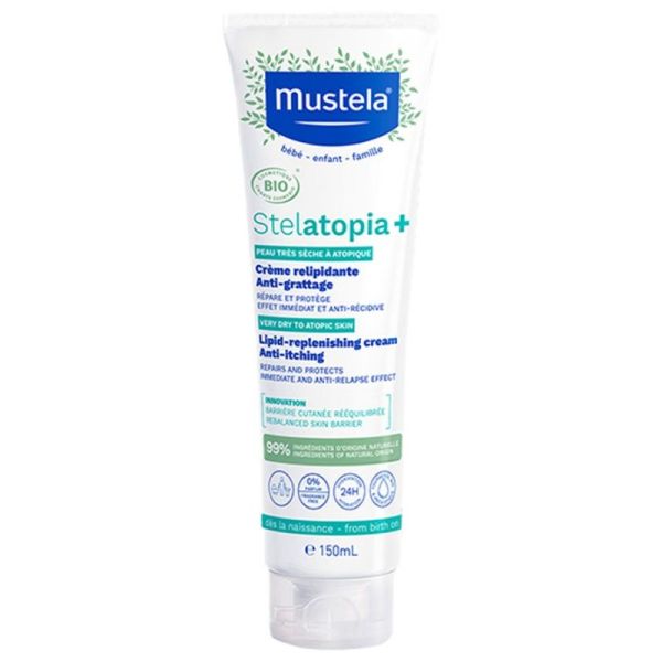 Mustela Stelatopia+ crème relipidante anti-grattage 150ml