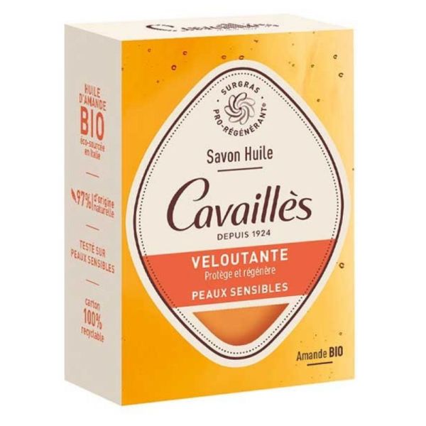 Cavailles Savon Huile veloutante à l'Amande 100g