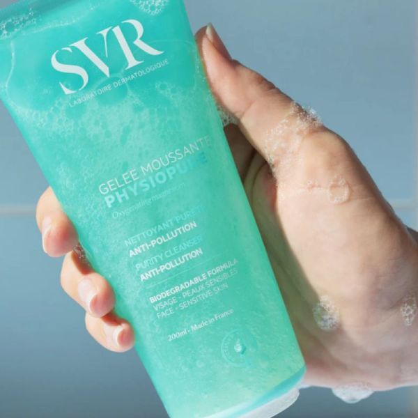 SVR Physiopure gelée moussante soin nettoyant pureté 200ml