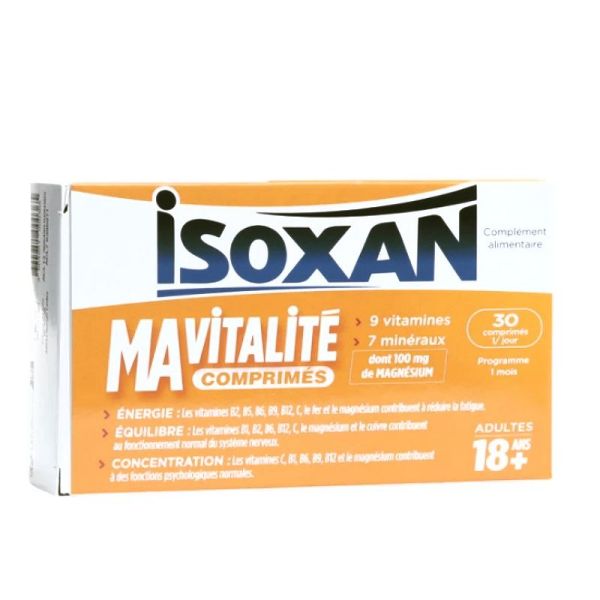 Isoxan Ma Vitalité 18 ans+ 30 comprimés
