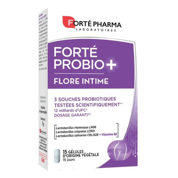 Forté Pharma Forté Probio+ Flore Intime 15 gélules