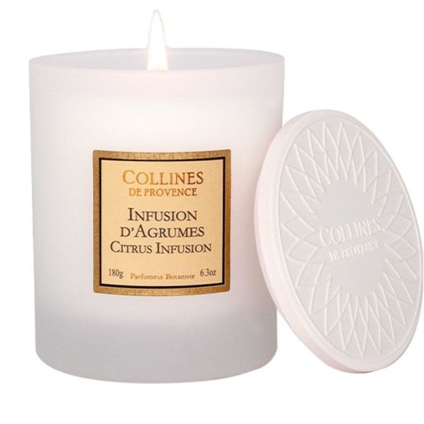 Collines de Provence Bougie Parfumée Infusion Agrumes180g