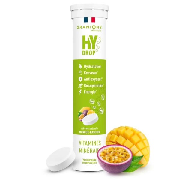 Granions Hydrop hydratation mangue passion 20 comprimés
