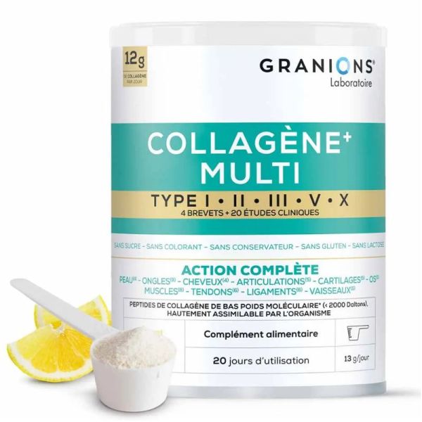 Granions Collagène+ Multi type I, II, III, V, X  275g