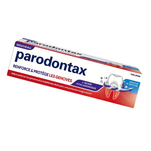 Parodontax dentifrice blancheur renforce et protège menthe fraîche 75ml