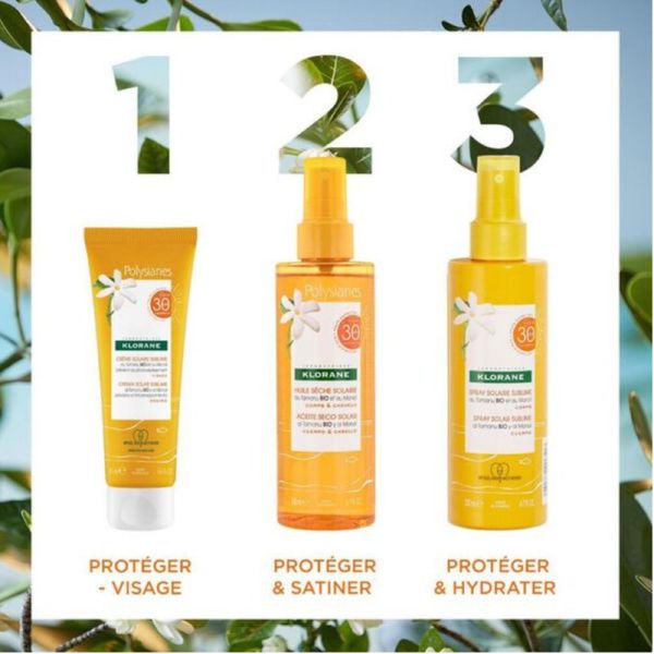 Klorane solaire spray sublime SPF30 200ml