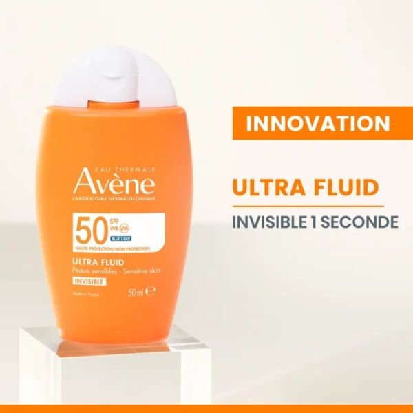 Avène Solaire SPF50 Ultra Fluid invisible 50ml