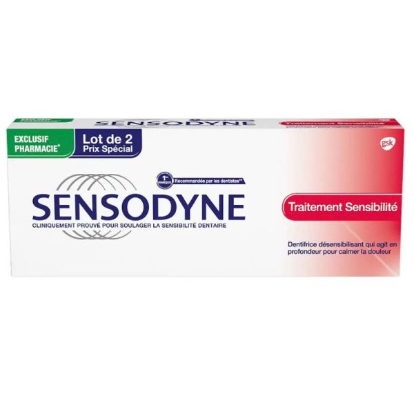 Sensodyne Pro traitement sensibilité 2x75ml