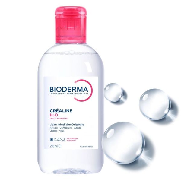 Bioderma Créaline H2O micellaire sans parfum peau sensible 250ml