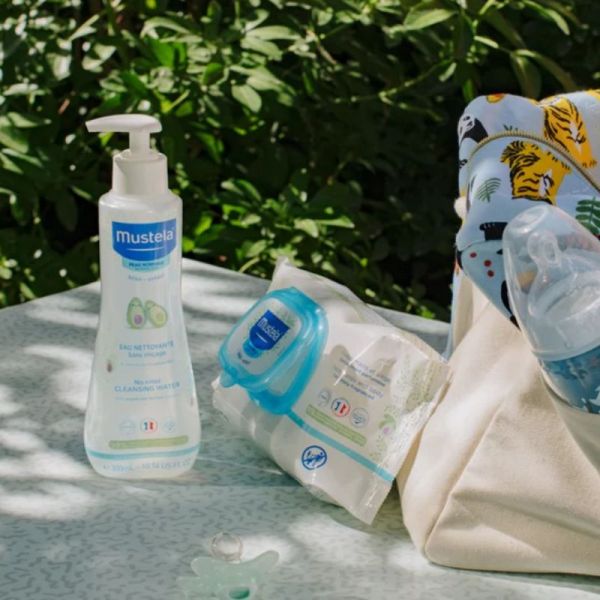 Mustela eau nettoyante sans rincage peaux normales 500ml