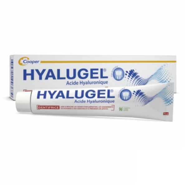 Hyalugel dentifrice acide hyaluronique 75ml