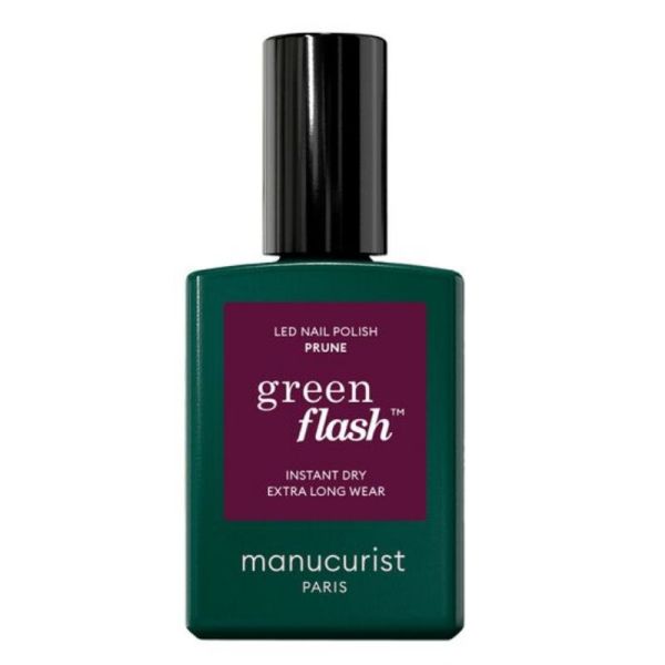 Manucurist Green Flash Vernis semi permanent Prune15 ml
