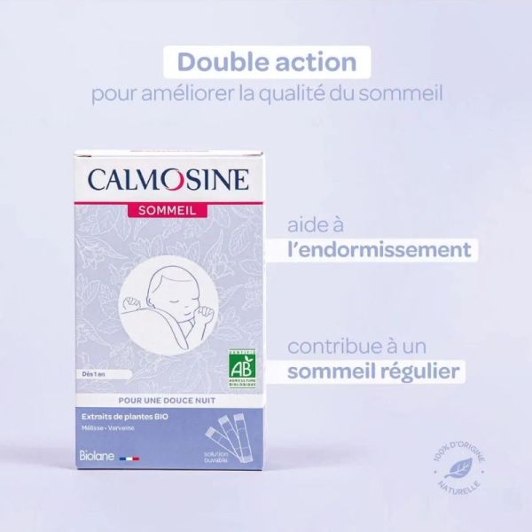 Calmosine sommeil bio 14 dosettes