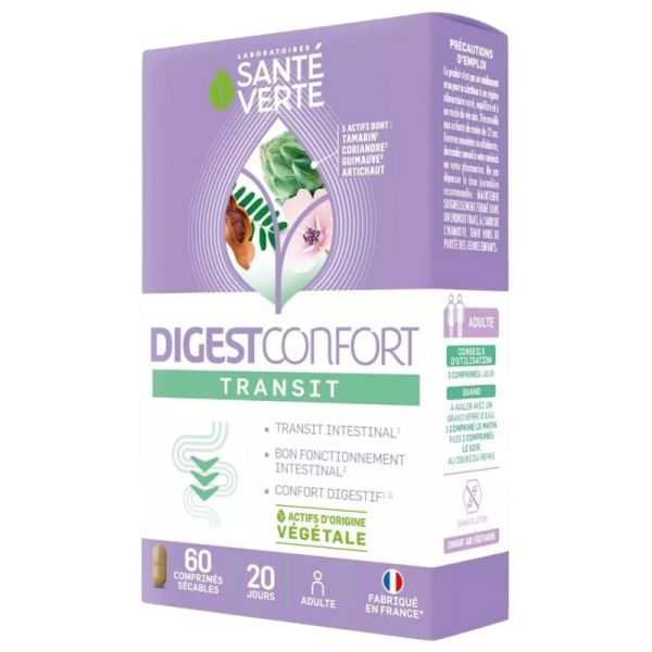 Sante Verte DIgestConfort transit 20 comprimés
