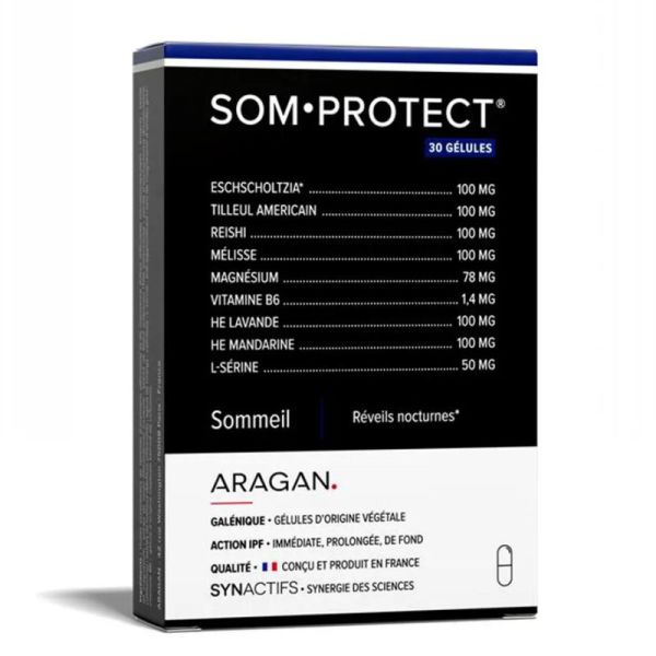 Aragan Synactifs Som Protect Sommeil 30 Gélules