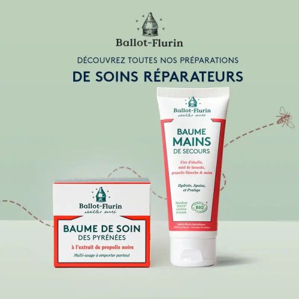 Ballot-Flurin baume mains de secours Bio 75ml