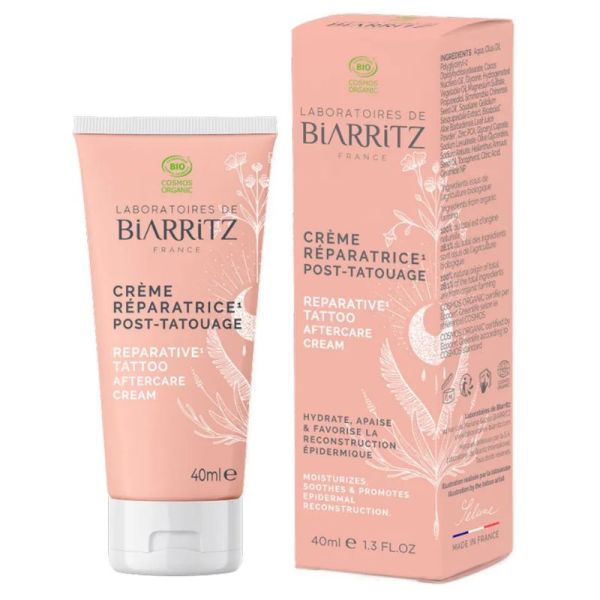 Laboratoires de Biarritz CICA REPA réparateurs crème post-tatouage Bio 40ml