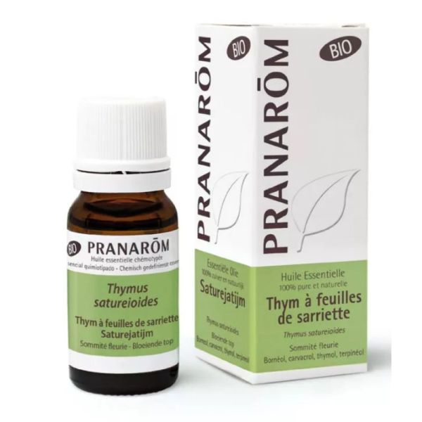 Pranarôm huile essentielle thym à feuilles de sarriette 10ml