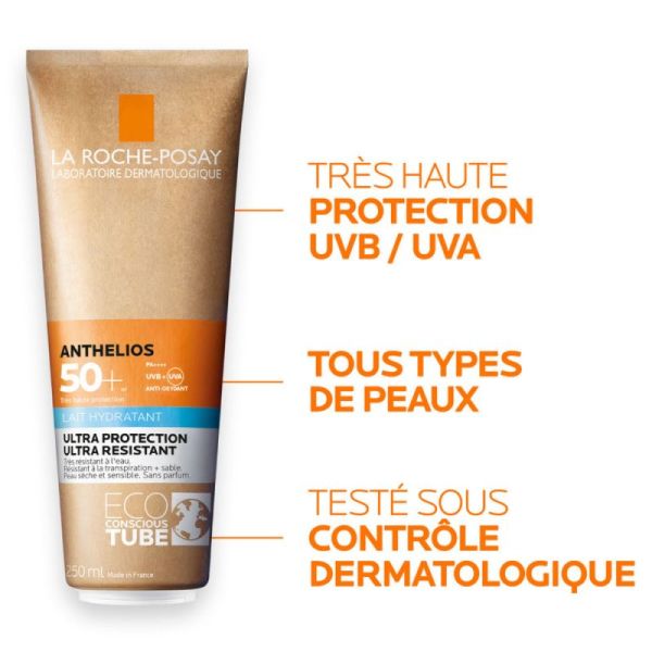 Roche Posay Anthelios lait hydratant Ultra Protection SPF50+ 250ml