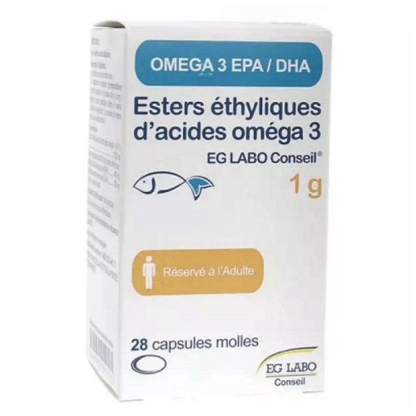 Oméga 3 EG Conseil 28 Capsules
