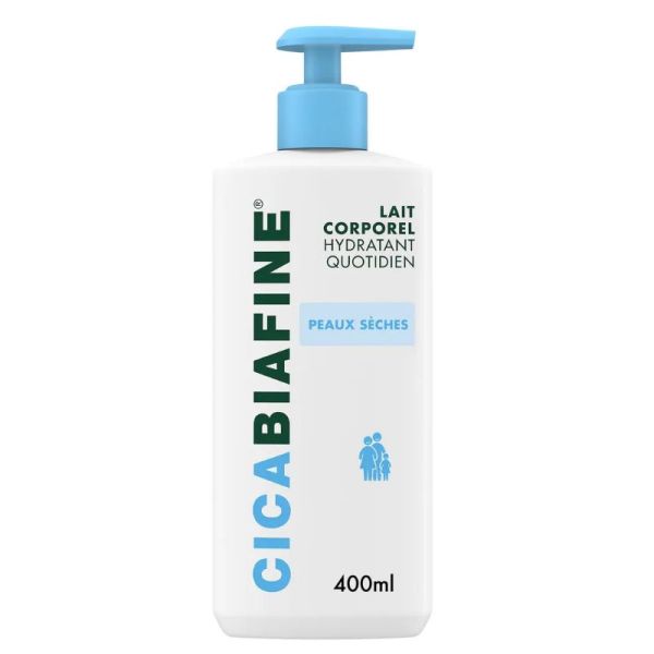 Cicabiafine lait corps hydratant Q*quotidien peaux sèches 400 mll