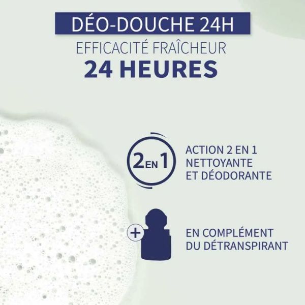 Etiaxil soin douche Déo douche 24h Fraîcheur Sève de Bambou 200ml