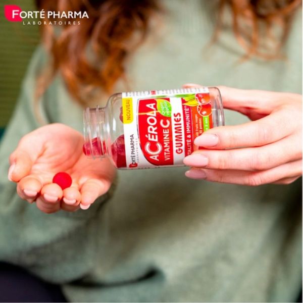 Forté Pharma Acerola Vitamine C vitalité et immunité 60 gummies