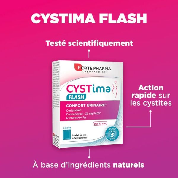 Forté Pharma Cystima Flash 5 Sachets