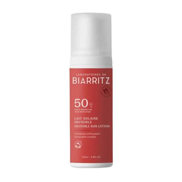 Laboratoires de Biarritz solaires SPF50 lait Invisible 100ml