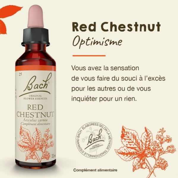 Fleurs de Bach Original Red Chestnut 20ml