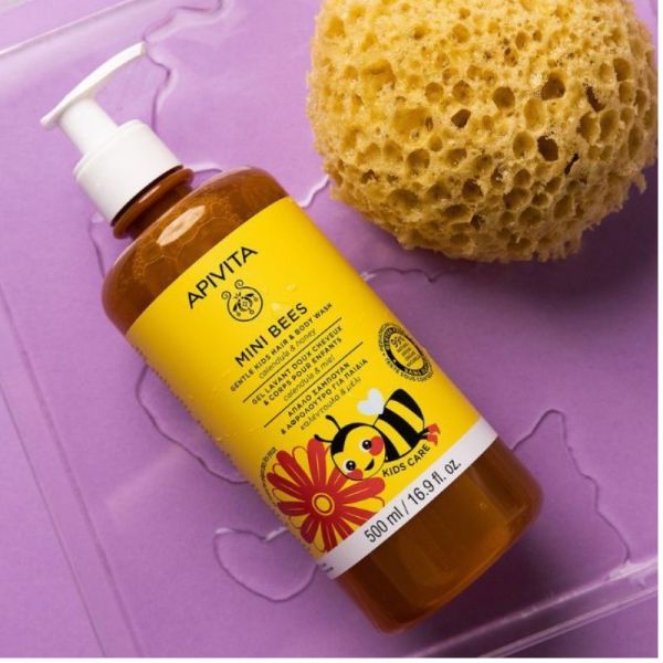 Apivita Mini Bees gel lavant doux corps et cheveux enfants 500ml