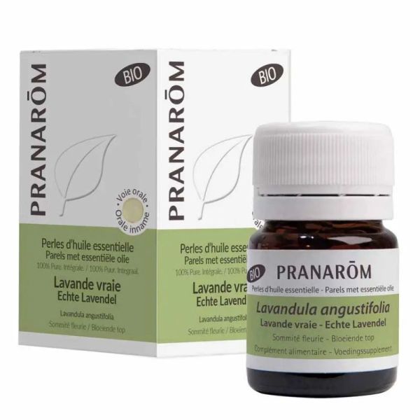 Pranarôm huiles essentielles lavande vraie Bio 60 perles