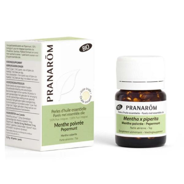 Pranarom perle d'Huile essentielle menthe poivrée  Bio 10ml