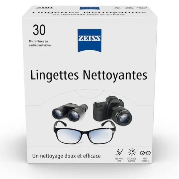 Zeiss Lingettes nettoyant Lunettes 30 lingettes